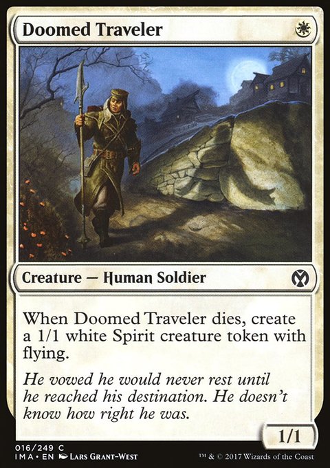 Doomed Traveler, Iconic Masters #16, Magic: The Gathering card
