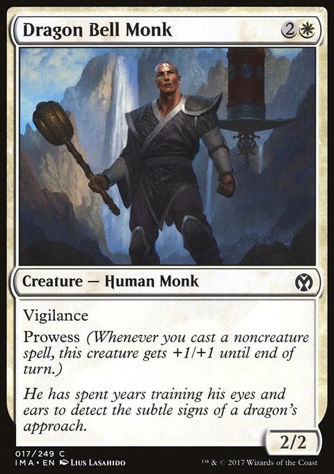 Dragon Bell Monk, Iconic Masters #17, Magic: The Gathering card