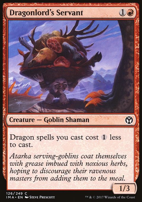 Dragonlord's Servant, Iconic Masters #126, Magic: The Gathering card