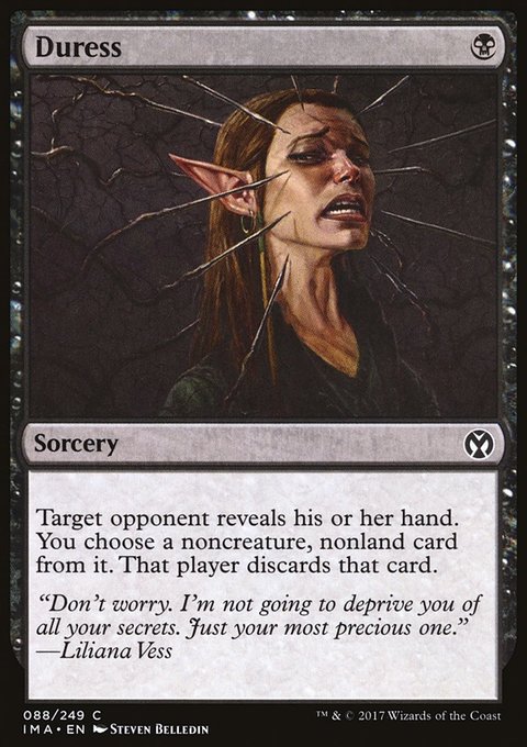 Duress, Iconic Masters #88, Magic: The Gathering card
