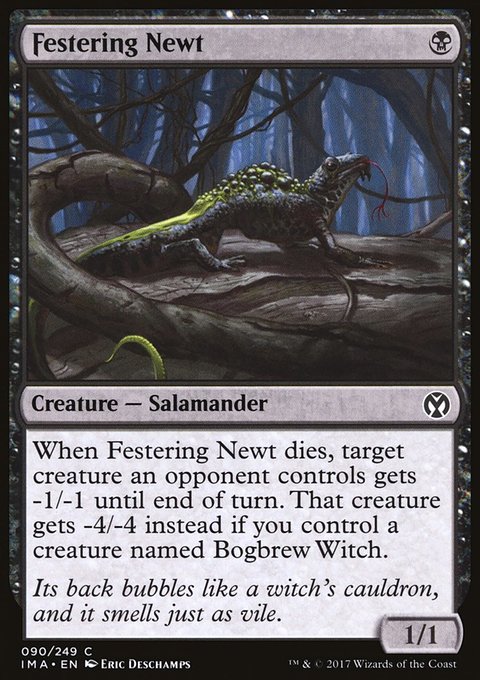 Festering Newt, Iconic Masters #90, Magic: The Gathering card