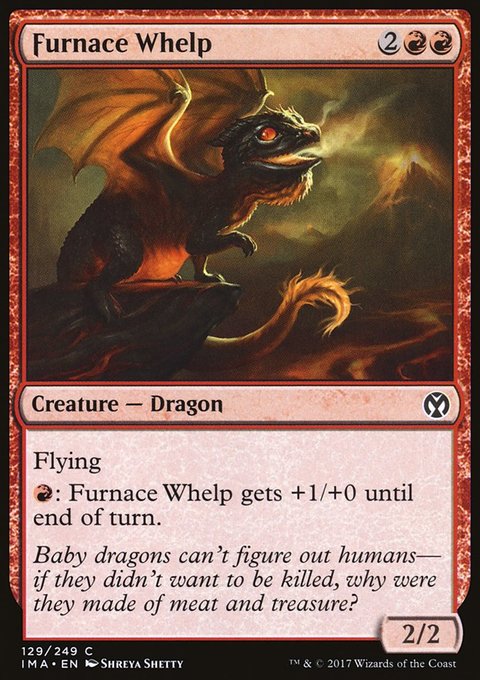 Furnace Whelp, Iconic Masters #129, Magic: The Gathering card