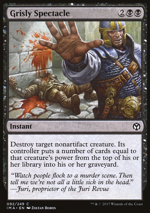 Grisly Spectacle, Iconic Masters #92, Magic: The Gathering card