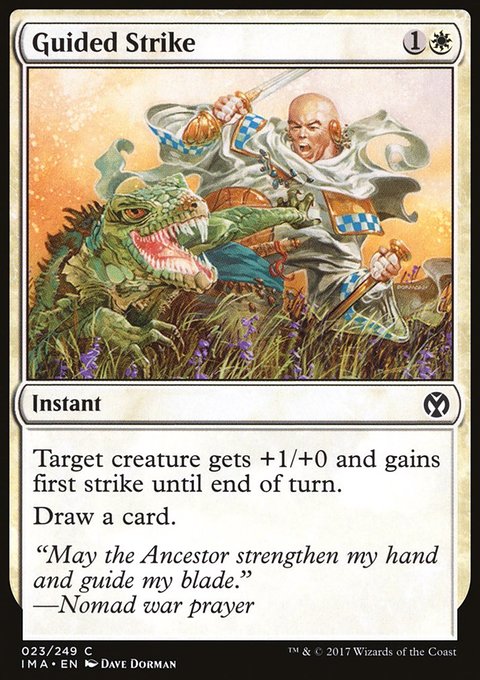 Guided Strike, Iconic Masters #23, Magic: The Gathering card