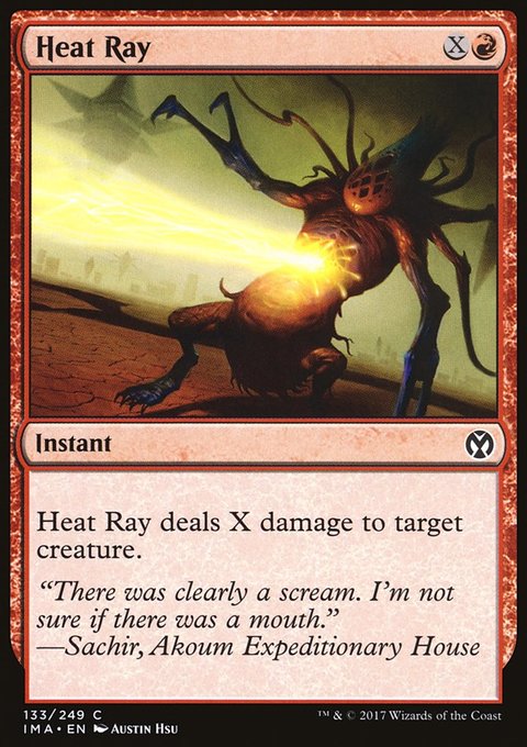 Heat Ray, Iconic Masters #133, Magic: The Gathering card