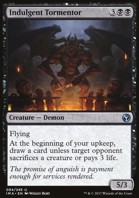 Indulgent Tormentor, Iconic Masters #94, Magic: The Gathering card