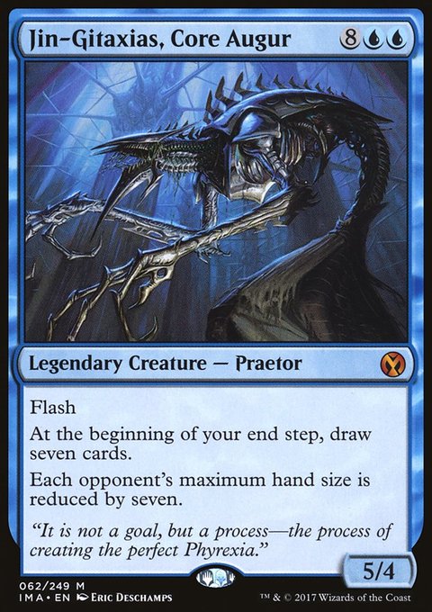 Jin-Gitaxias, Core Augur, Iconic Masters #62, Magic: The Gathering card