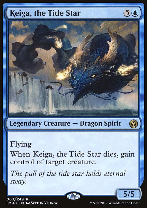 Keiga, the Tide Star, Iconic Masters #63, Magic: The Gathering card