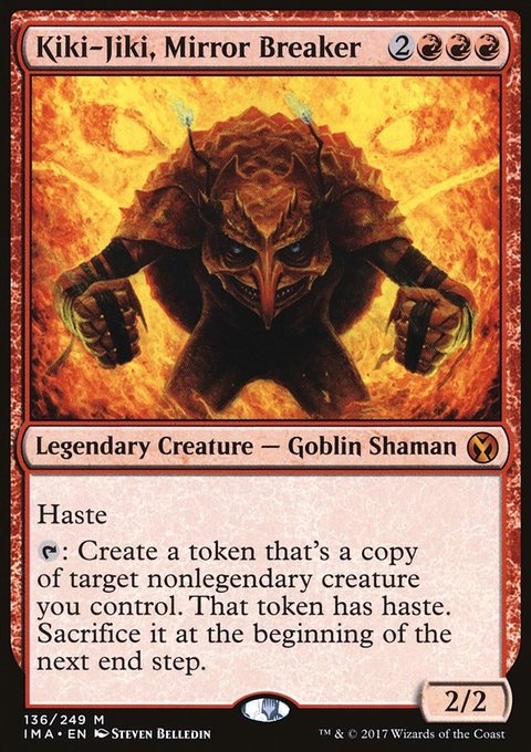 Kiki-Jiki, Mirror Breaker, Iconic Masters #136, Magic: The Gathering card