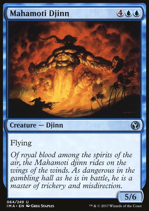 Mahamoti Djinn, Iconic Masters #64, Magic: The Gathering card