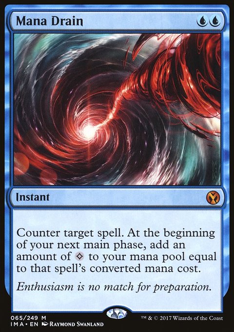 Mana Drain, Iconic Masters #65, Magic: The Gathering card
