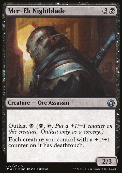 Mer-Ek Nightblade, Iconic Masters #97, Magic: The Gathering card