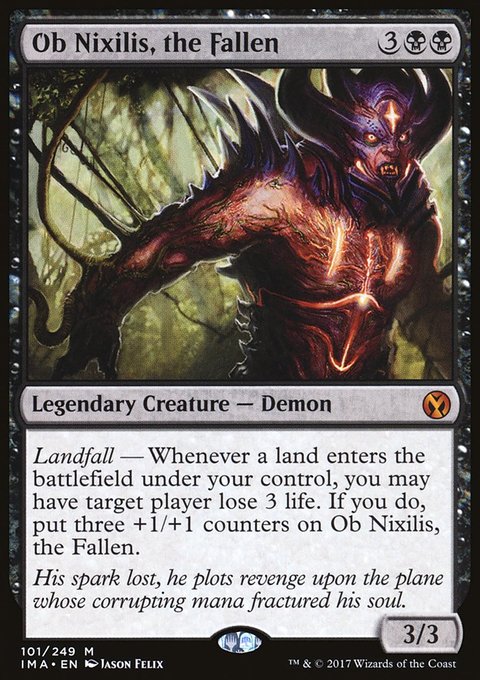 Ob Nixilis, the Fallen, Iconic Masters #101, Magic: The Gathering card