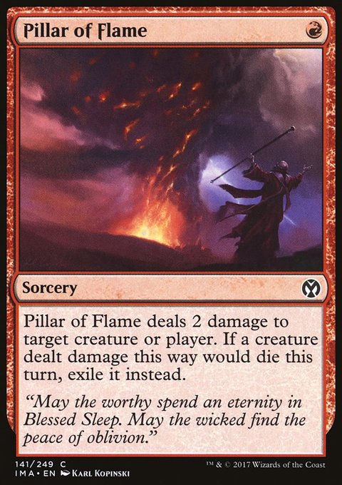 Pillar of Flame, Iconic Masters #141, Magic: The Gathering card