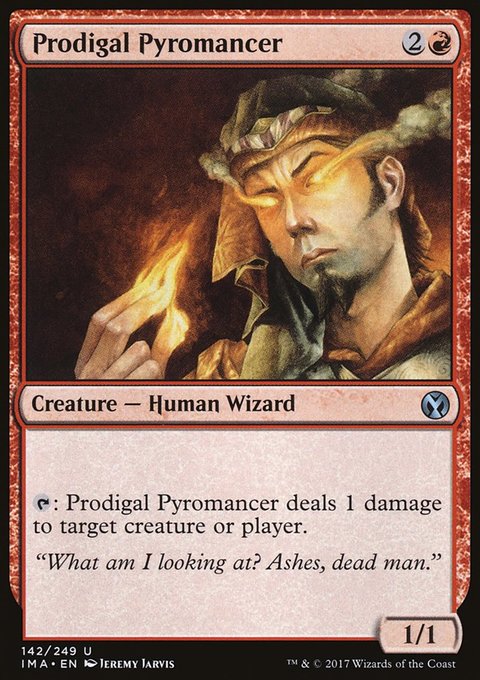 Prodigal Pyromancer, Iconic Masters #142, Magic: The Gathering card