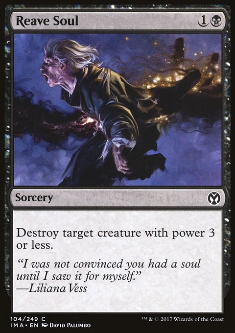 Reave Soul, Iconic Masters #104, Magic: The Gathering card