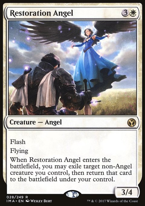 Restoration Angel, Iconic Masters #28, Magic: The Gathering card