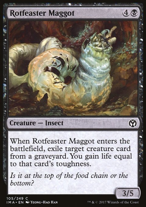 Rotfeaster Maggot, Iconic Masters #105, Magic: The Gathering card