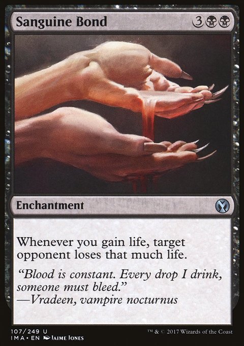 Sanguine Bond, Iconic Masters #107, Magic: The Gathering card