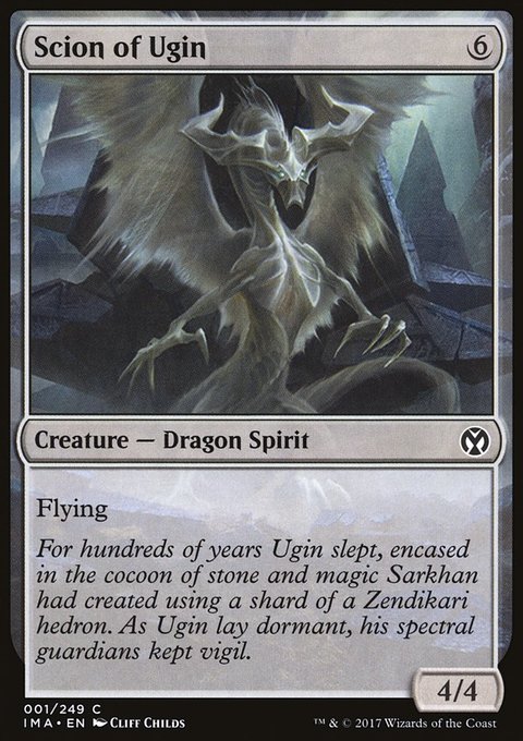Scion of Ugin, Iconic Masters #1, Magic: The Gathering card