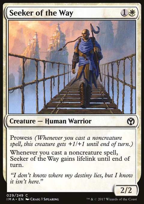 Seeker of the Way, Iconic Masters #29, Magic: The Gathering card
