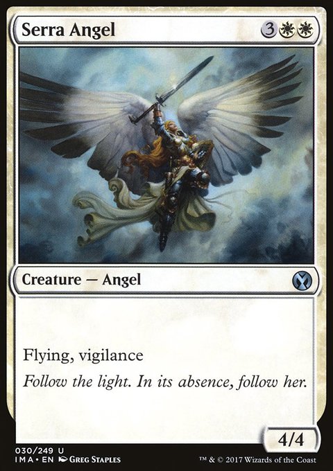 Serra Angel, Iconic Masters #30, Magic: The Gathering card