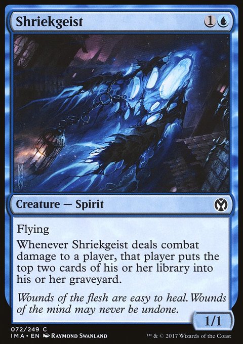 Shriekgeist, Iconic Masters #72, Magic: The Gathering card
