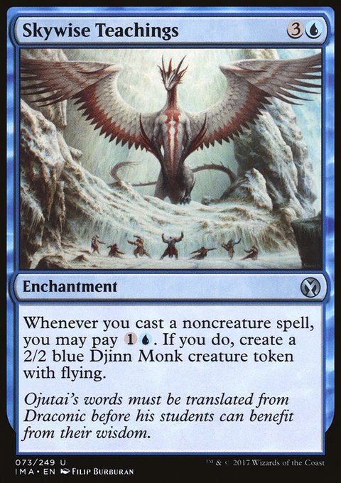Skywise Teachings, Iconic Masters #73, Magic: The Gathering card
