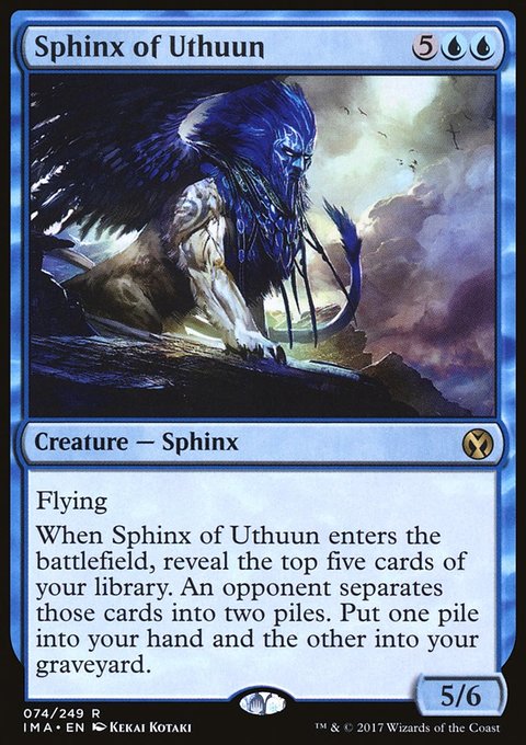 Sphinx of Uthuun, Iconic Masters #74, Magic: The Gathering card