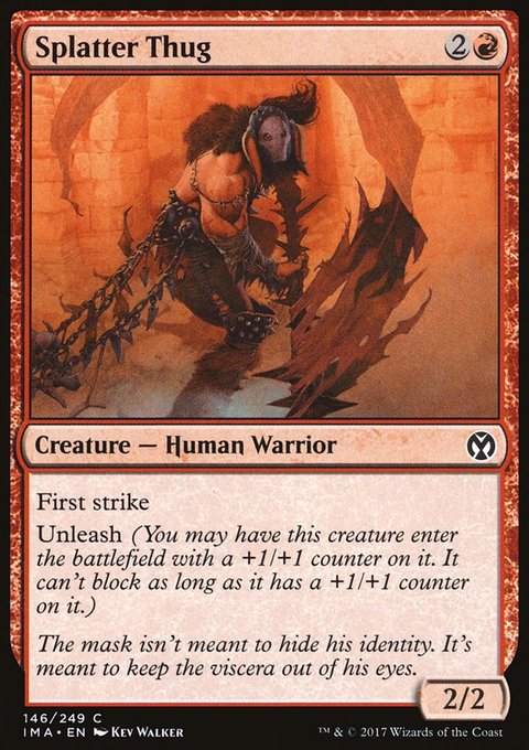 Splatter Thug, Iconic Masters #146, Magic: The Gathering card