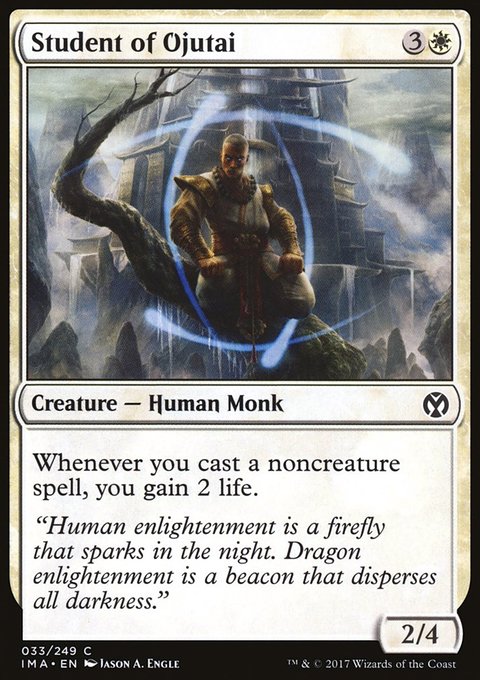 Student of Ojutai, Iconic Masters #33, Magic: The Gathering card