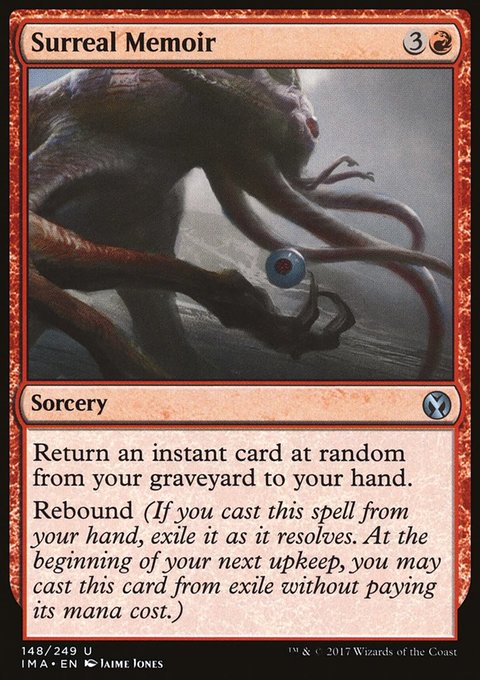 Surreal Memoir, Iconic Masters #148, Magic: The Gathering card