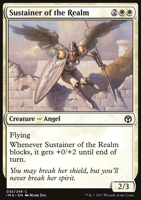 Sustainer of the Realm, Iconic Masters #35, Magic: The Gathering card