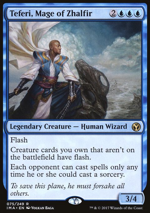 Teferi, Mage of Zhalfir, Iconic Masters #75, Magic: The Gathering card
