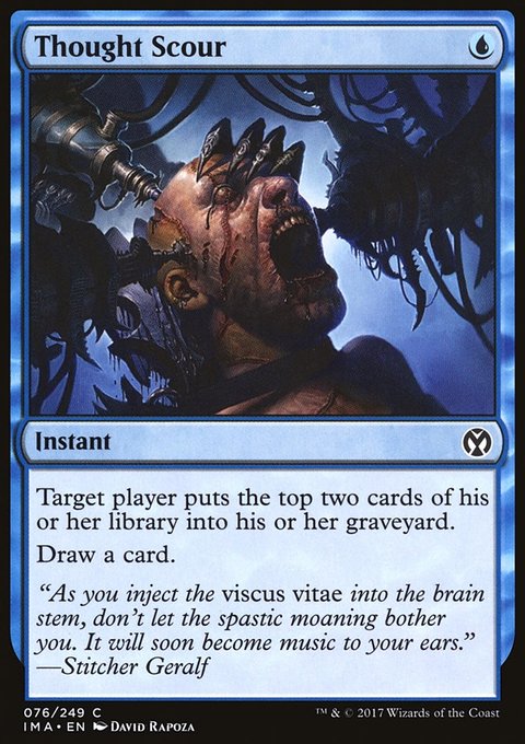 Thought Scour, Iconic Masters #76, Magic: The Gathering card