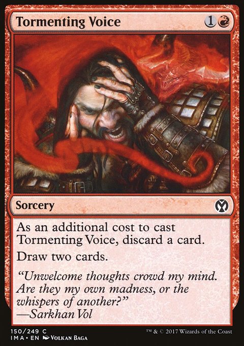 Tormenting Voice, Iconic Masters #150, Magic: The Gathering card
