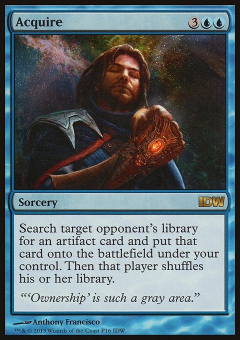 Acquire, IDW Comics Inserts #16, Magic: The Gathering card