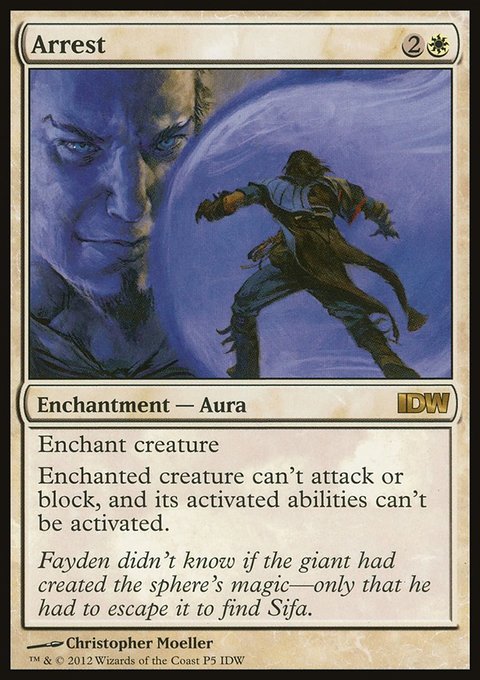 Arrest, IDW Comics Inserts #5, Magic: The Gathering card