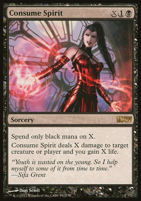 Consume Spirit, IDW Comics Inserts #6, Magic: The Gathering card