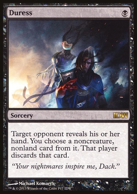 Duress, IDW Comics Inserts #17, Magic: The Gathering card