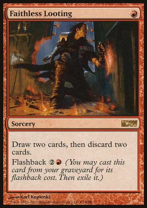 Faithless Looting, IDW Comics Inserts #2, Magic: The Gathering card