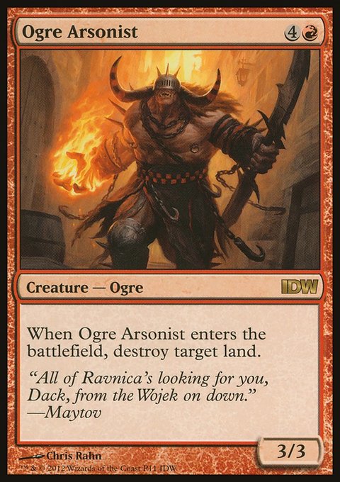 Ogre Arsonist, IDW Comics Inserts #11, Magic: The Gathering card