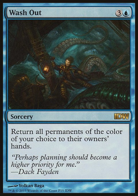 Wash Out, IDW Comics Inserts #15, Magic: The Gathering card