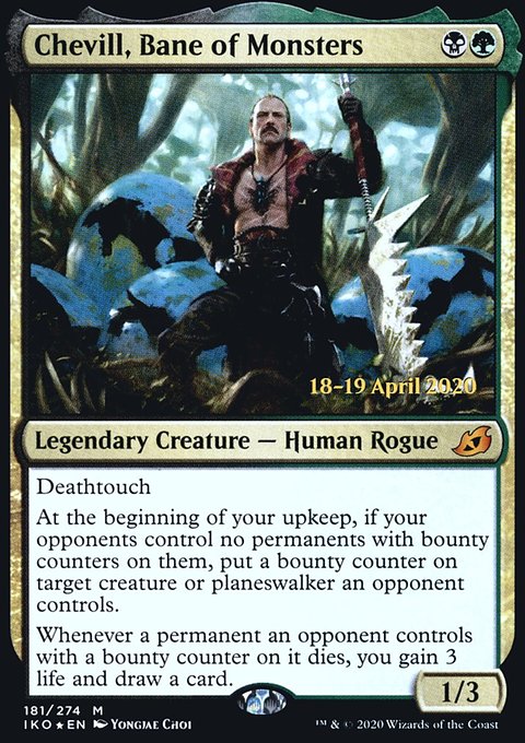 Chevill, Bane of Monsters, Ikoria: Lair of Behemoths Promos #181s, Magic: The Gathering card