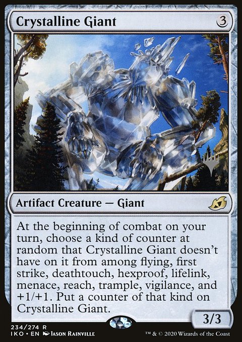 Crystalline Giant, Ikoria: Lair of Behemoths Promos #234p, Magic: The Gathering card