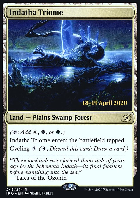 Indatha Triome, Ikoria: Lair of Behemoths Promos #248s, Magic: The Gathering card