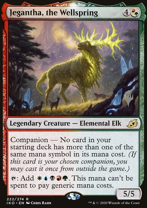 Jegantha, the Wellspring, Ikoria: Lair of Behemoths Promos #222p, Magic: The Gathering card
