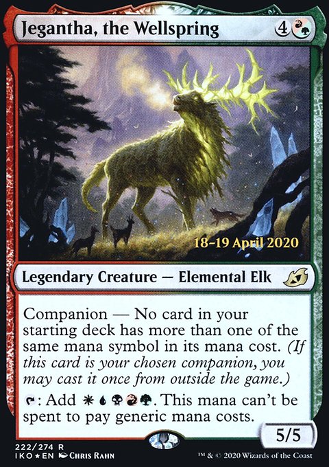Jegantha, the Wellspring, Ikoria: Lair of Behemoths Promos #222s, Magic: The Gathering card