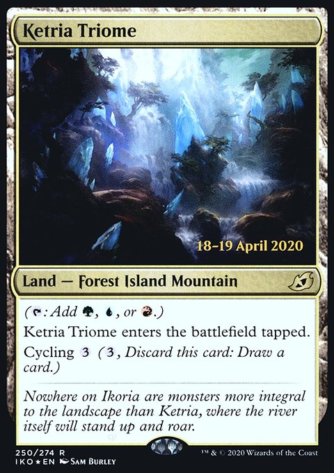 Ketria Triome, Ikoria: Lair of Behemoths Promos #250s, Magic: The Gathering card