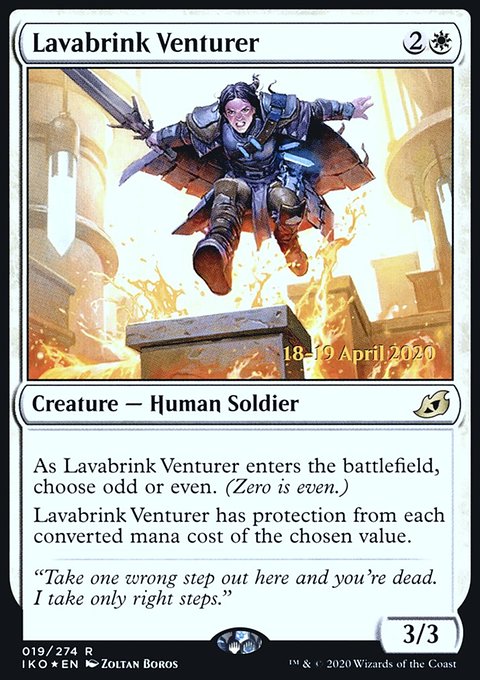 Lavabrink Venturer, Ikoria: Lair of Behemoths Promos #19s, Magic: The Gathering card